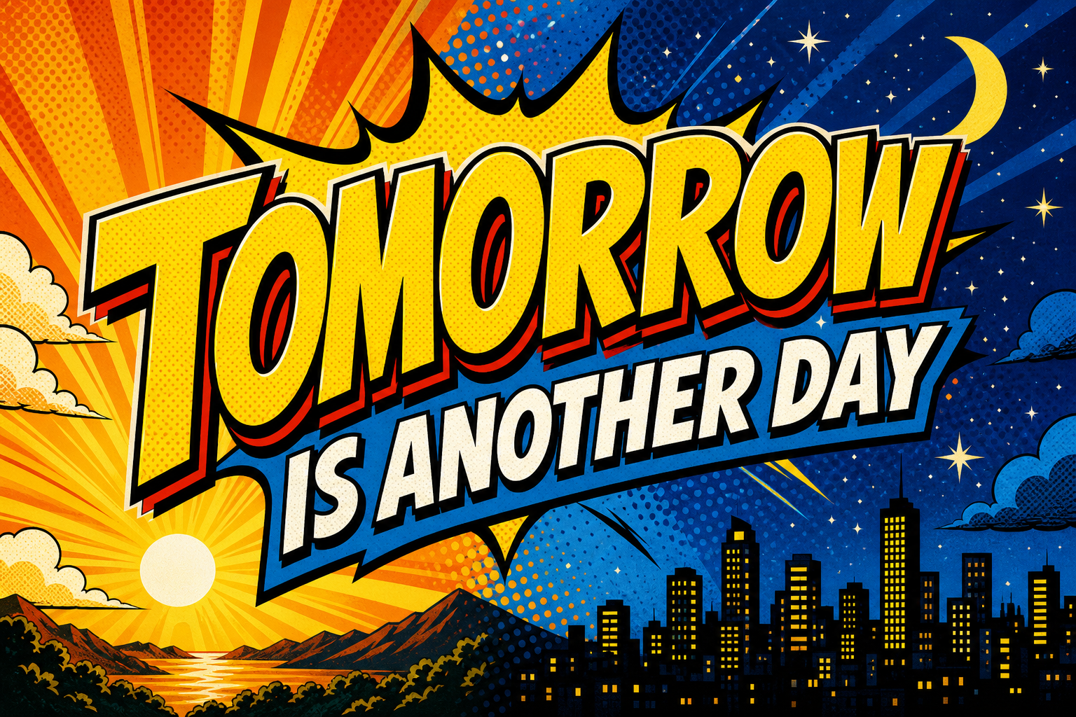 Tomorrow is another dayの意味・由来!生き方を前向きにする例文