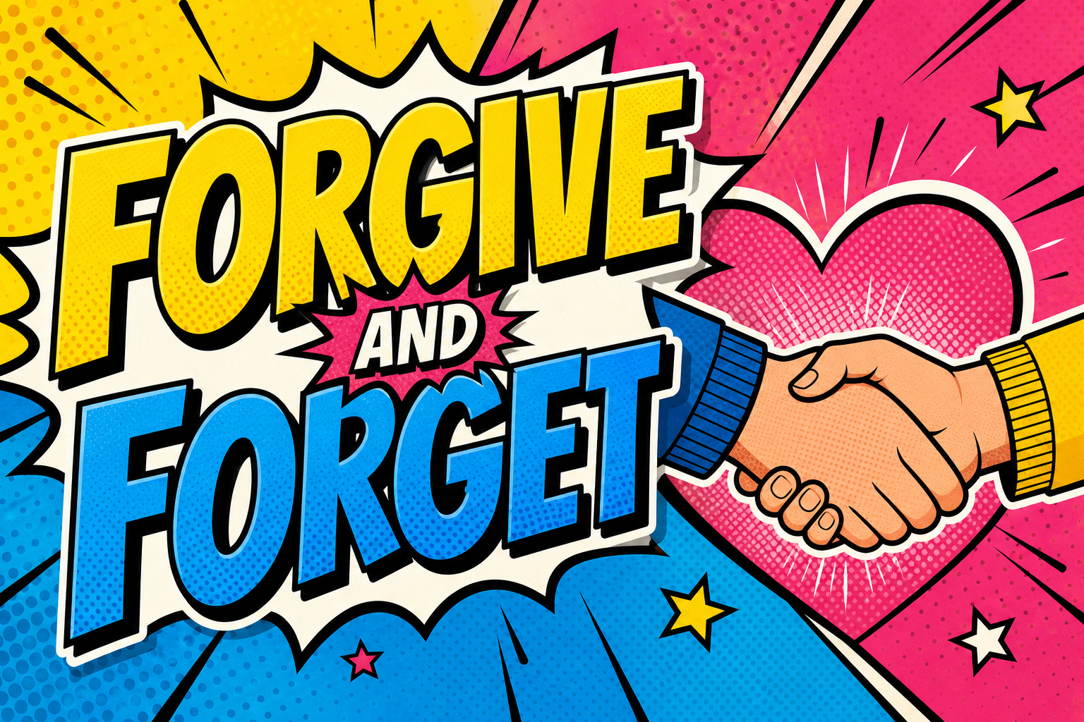 Forgive and forgetの意味・日本語訳・人間関係修復での例文