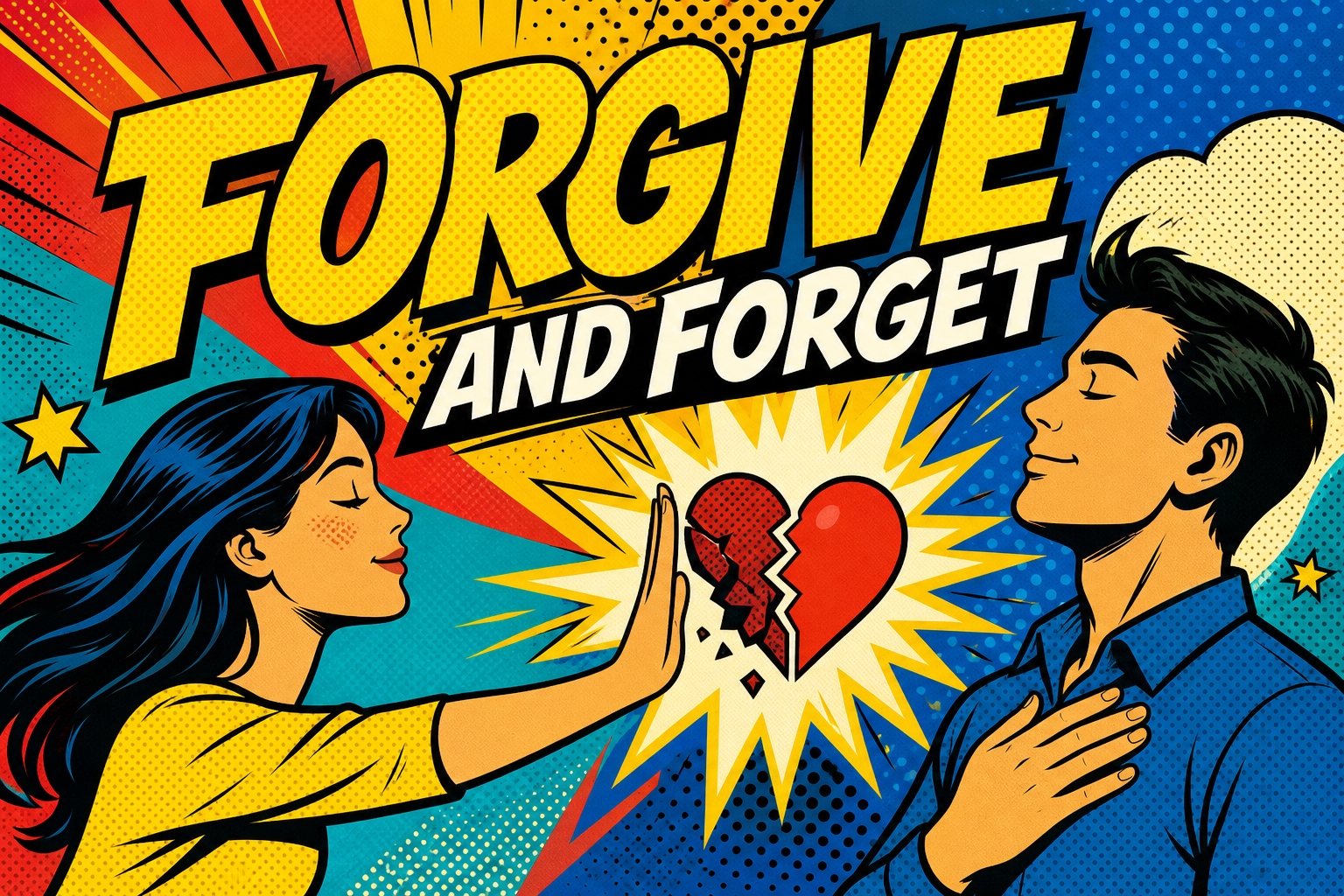 Forgive and forgetの意味・日本語訳・人間関係修復での例文