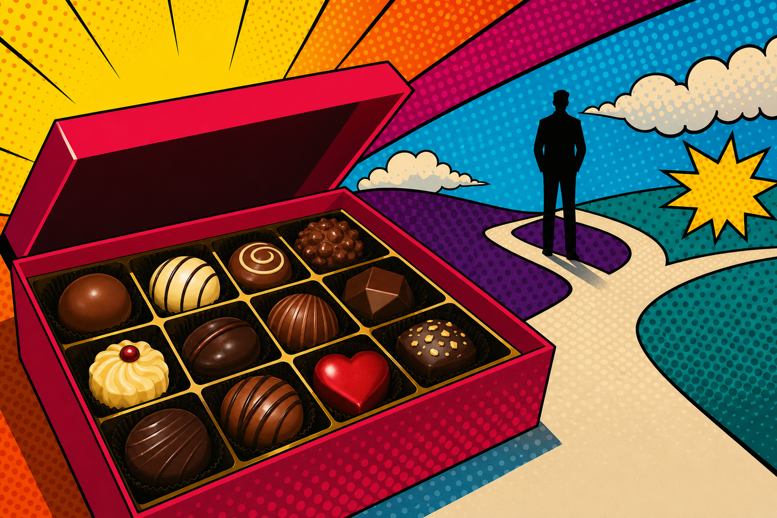 Life is a box of chocolatesの結論:人生は開けるまで分からない