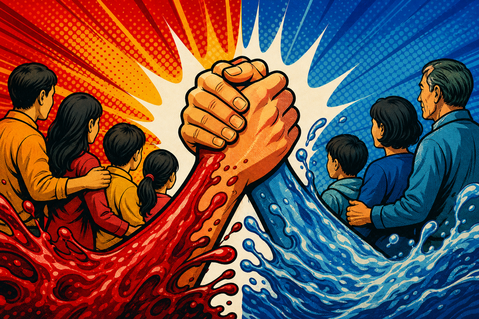 Blood is thicker than waterの日本語訳・意味は「血は水よりも濃い」
